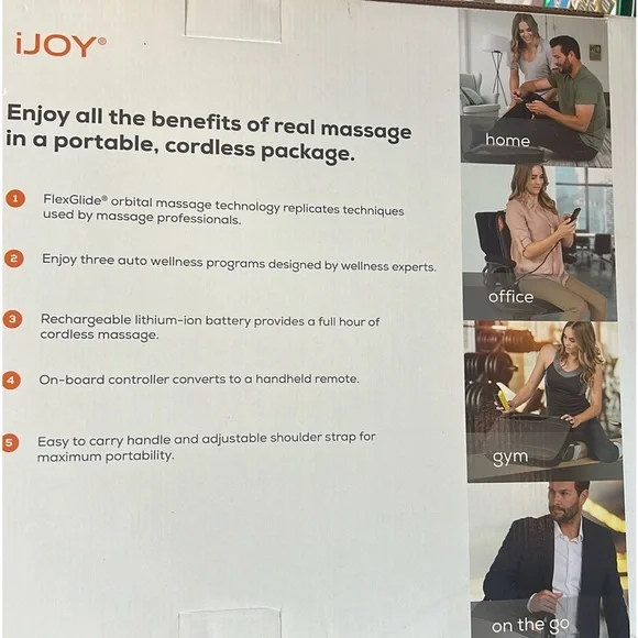 Massage on the go , human touch feel. Portable rechargeable control cordless. - Picture 2 of 8